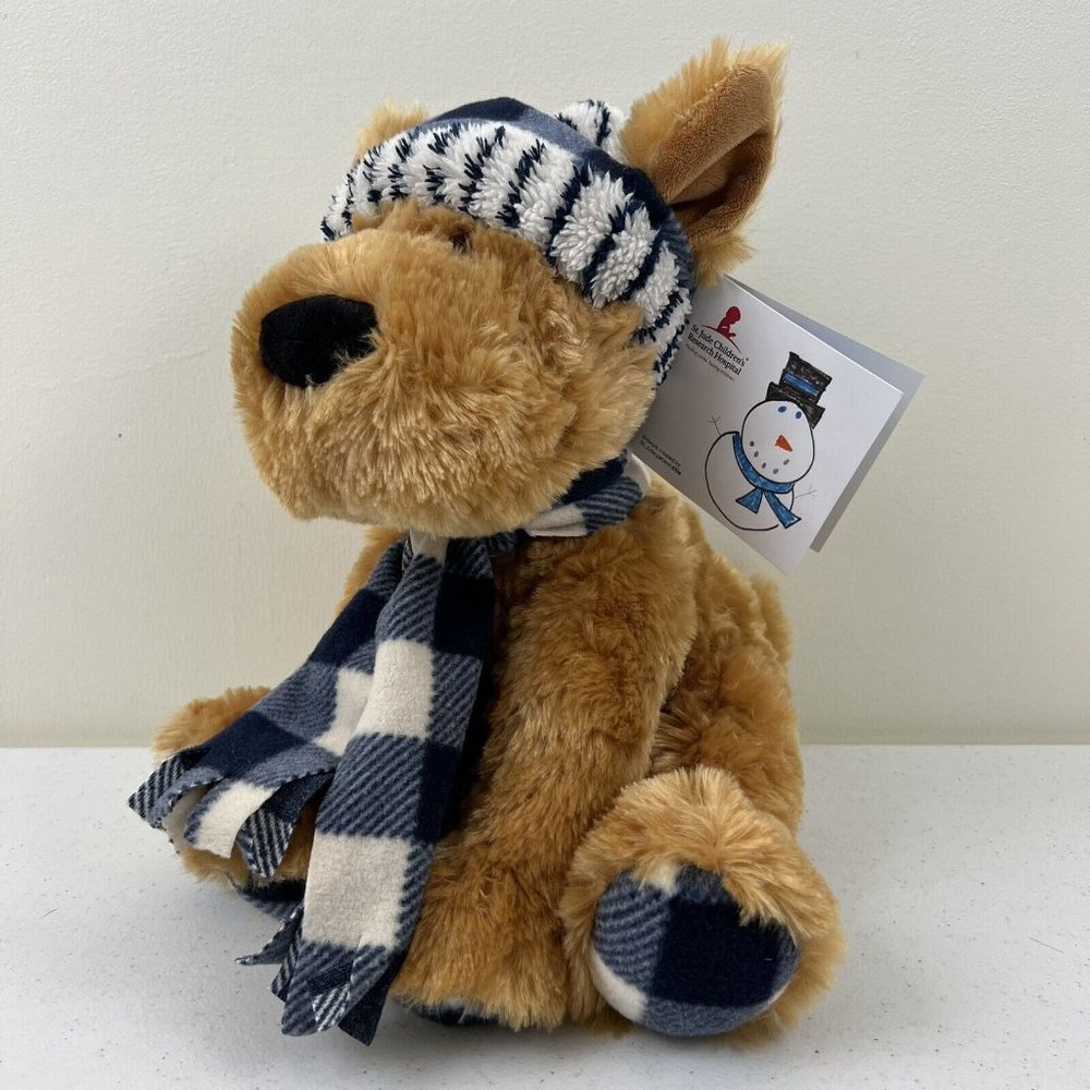 Gentle Treasures St. Jude Children's Hospital Stuffed Animal Plush Dog Drew 2020